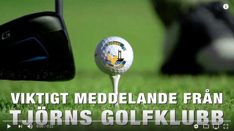 Webbfilm för Tjörns Golfklubb